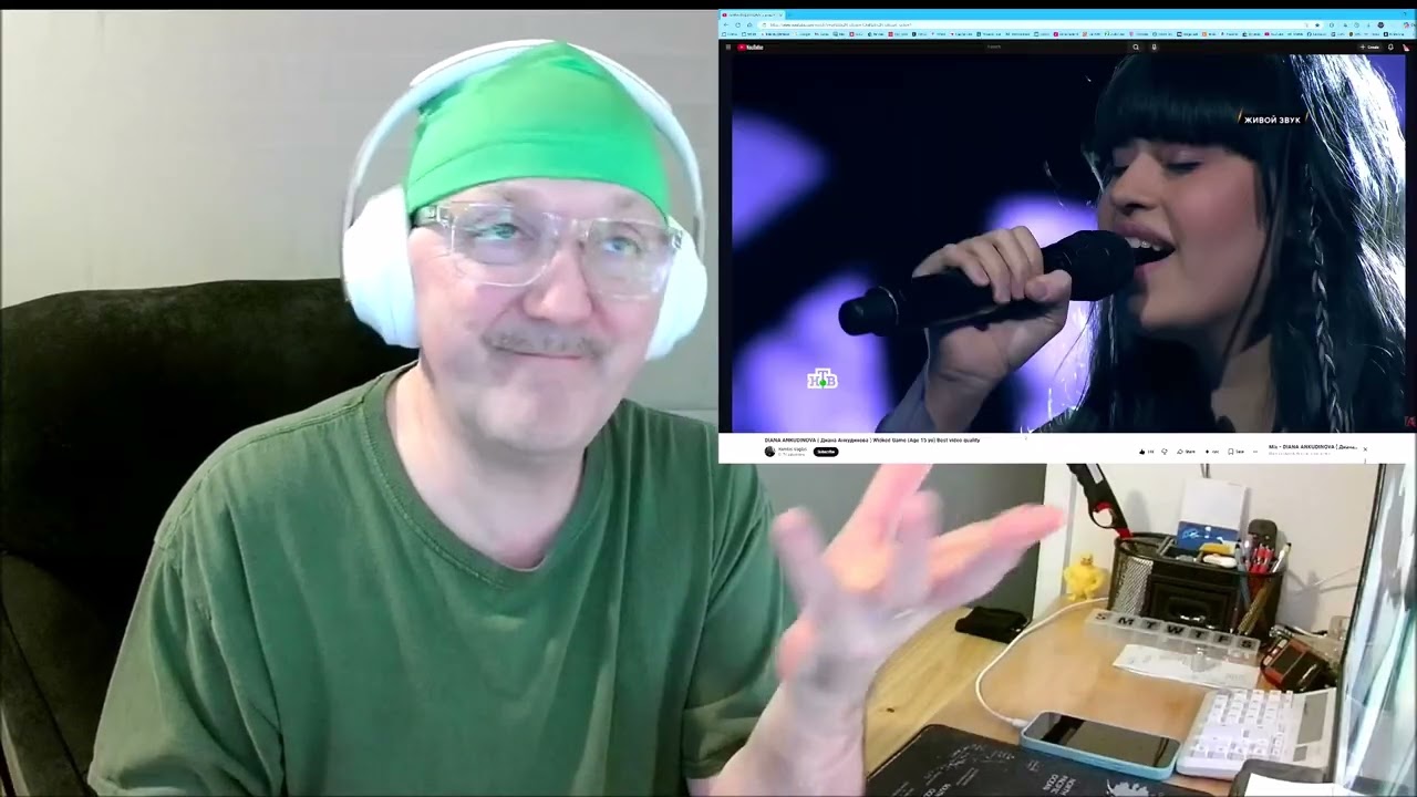 1st Time Reaction to Diana Ankudinova - Wicked Game (Age 15)