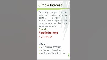 Business Mathematics/ Simple Interest