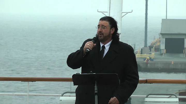 Anthony Stuart Lloyd sining the Welsh hymn Cwm Rho...