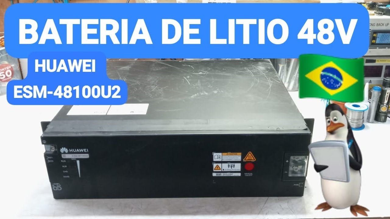 BATERIA HUAWEI 48V 100A 4.8KW 👉🏼 Nao liiga🤔
