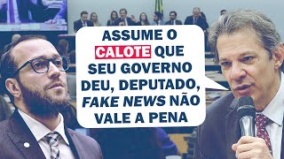 BOLSONARISTA 'ESQUECEU' CALOTE BILIONÁRIO DE BOLSONARO E GANHOU SERMÃO DE HADDAD | Cortes 247