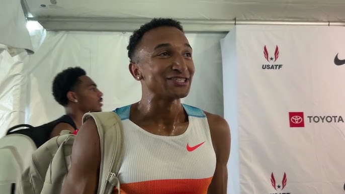 Donavan Brazier Advances To Semifinals Of Men's 800m At USATF Outdoor Championships, Talks Comeback - YouTube