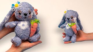 A plush bunny out of socks easily - everybody will like it!