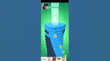Drop stack ball-fall helix blast crash level 5 3d gameplay android #game #shorts