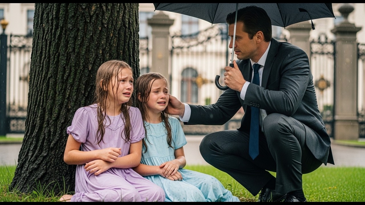 Вернувшись раньше, он увидел своих близнецов под дождём 😳