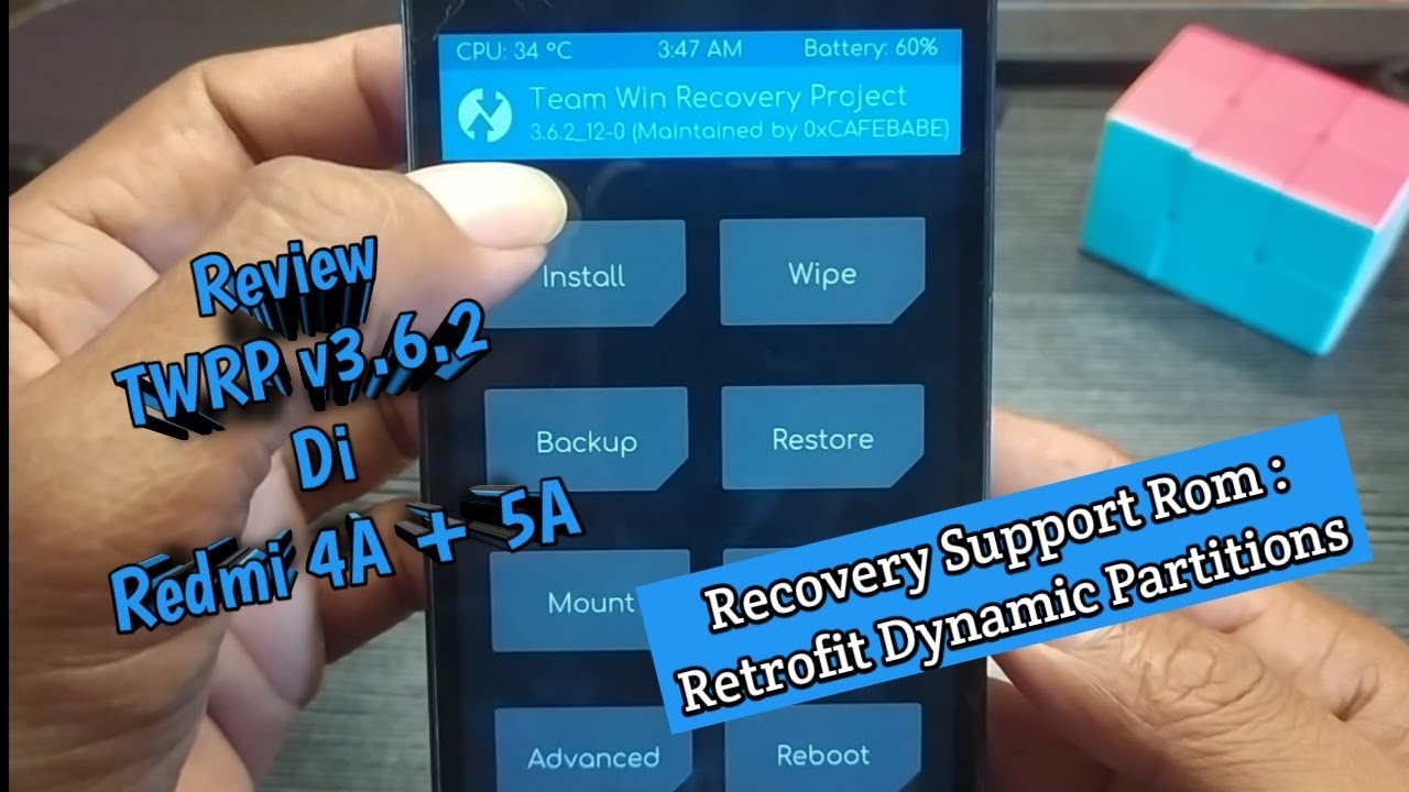 Review TWRP v3.6.2 Di Redmi 4A + 5A... Support Rom Android 12 With ...