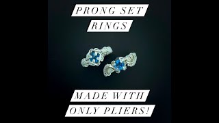 How To Make A Prong Set Wire Wrapped Ring!