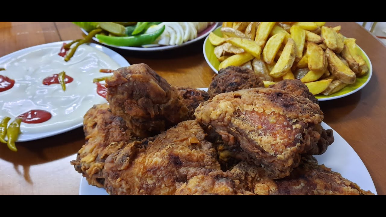 Fried chicken. Secret recipe is revealed. As KFC very delicious and