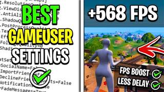 New Fortnite Chapter 7 Best Gameusersettings Max Fps & Performance