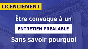 Qui peut signer la lettre de convocation à l'entretien préalable ?