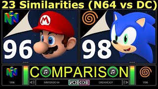 23 Similarities (Nintendo 64 vs Dreamcast) Are they from the Same Generation ? You Decide | VCDECIDE