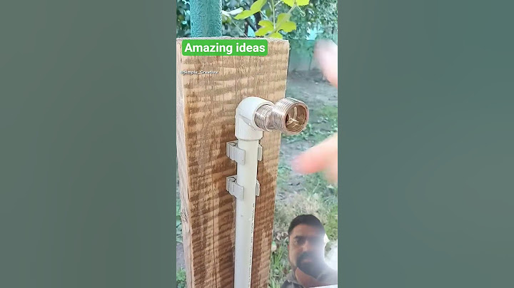 Unique technique for connecting a garden tap to a plastic pipe without#short #shorts