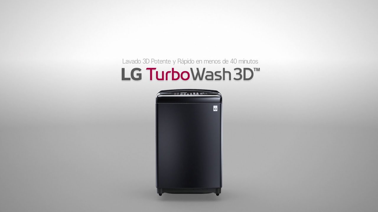 Lavadoras LG de Carga TurboWash 3D™ - YouTube