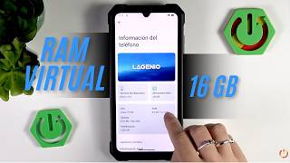 Cómo activar y desactivar la ampliación de RAM virtual 16 GB en LAGENIO Rhino 1 Pro