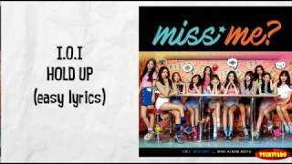 I.O.I - Hold Up Lyrics Lyrics (karaoke with easy lyrics)