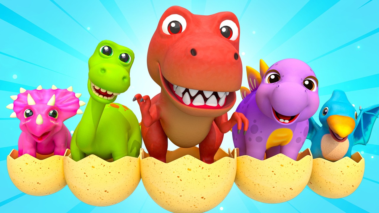 Chú Khủng Long - Nhạc Thiếu Nhi Hoạt Hình Khủng Long Vui Nhộn Cho Bé - Hoạt Hình Thiếu Nhi Sôi Động