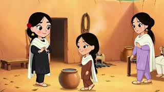 🌸 Zena Sweeping the Courtyard with Her Sister screenshot 1