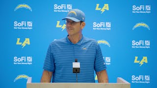 Jim Harbaugh On Injury Updates & Trade Deadline | LA Chargers