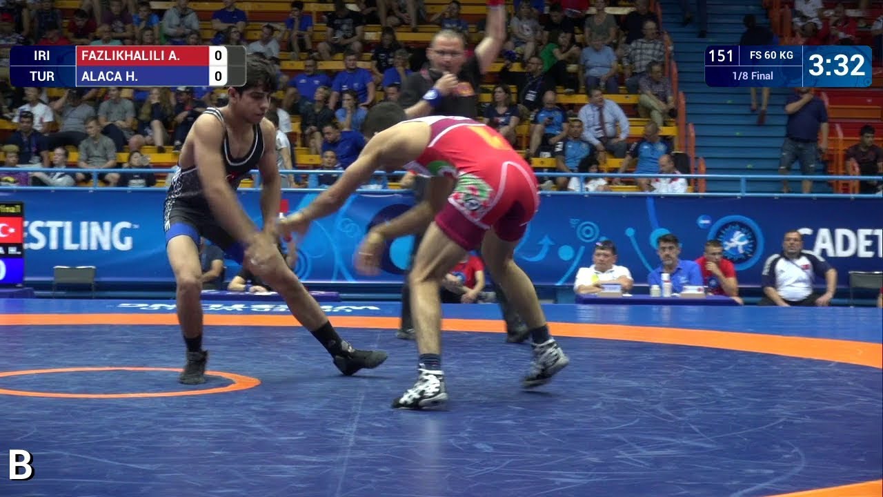 1/8 FS - 60 kg: A. FAZLIKHALILI (IRI) v. H. ALACA (TUR)
