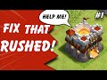 Clash of clans fix that rush ep1  the plan to fix our rushed base