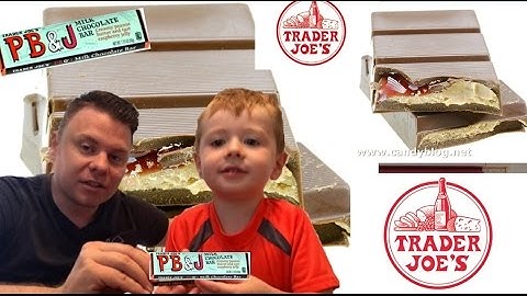 TRADER JOES PB AND J CHOCOLATE BAR REVIEW FT THE SHOWBOY | THE SHOWSTOPPER SHOWS