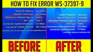 ✔️ 3 EASY WAYS TO FIX WS-37397-9 / SIGN IN FAILED PS4 ERROR CODE  [Working/Simple/Fast] - YouTube