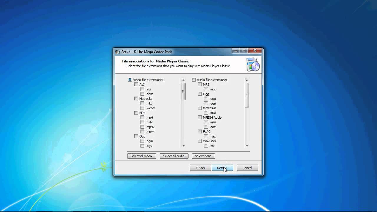 How To Install the K-Lite Codec Mega Pack - YouTube