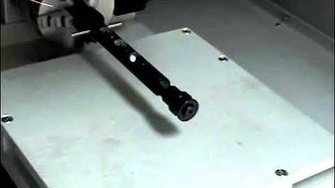 Laser Marking System for Cylindrical Metal Parts using a Rotary Unit and XYZ Table | CMS Laser