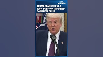 Trump Says He Plans To Put A 100% Tariff On Imported Computer Chips