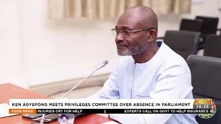 Ken Agyepong meets privileges committee over absence in parliament – Adom TV News (15-6-22)