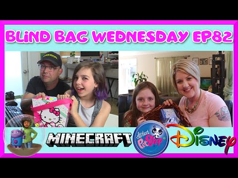 Blind Bag Wednesday EP82 with Special Guest The Dollyrama - Home, Disney, LPS and Minecraft