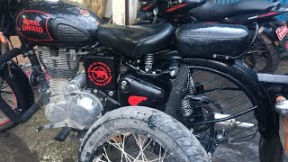 Bullet bike ko Wheels probalm guys Wheel chenaj [My Brother] Bike rider plus mistri