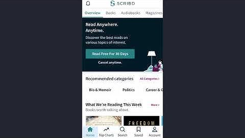 How To Log Out Scribd : Audiobooks & ebooks app | Sign Out scribd