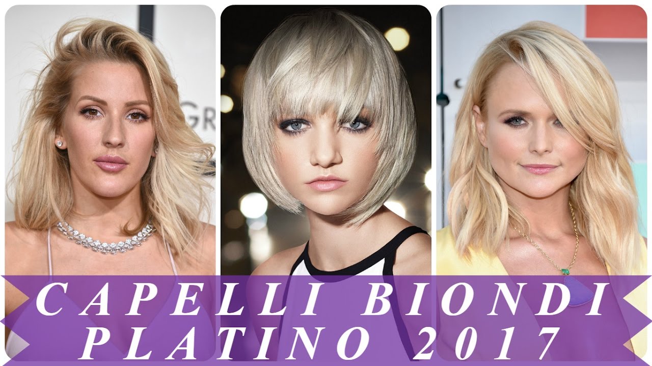 Nuove Tendenze li Capelli Corti Biondo Platino Zomer 17 Youtube