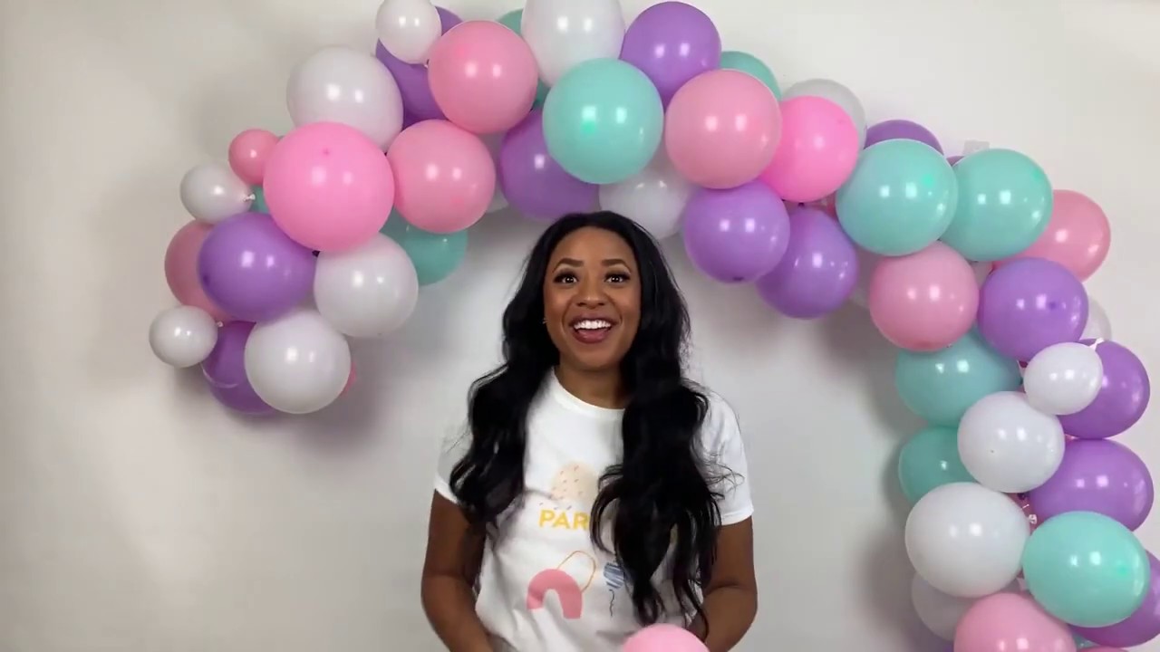 EASIEST balloon arch tutorial without stand | PARTY DASH | Shop  WWWW.PARTYDASH.COM for complete kit - YouTube