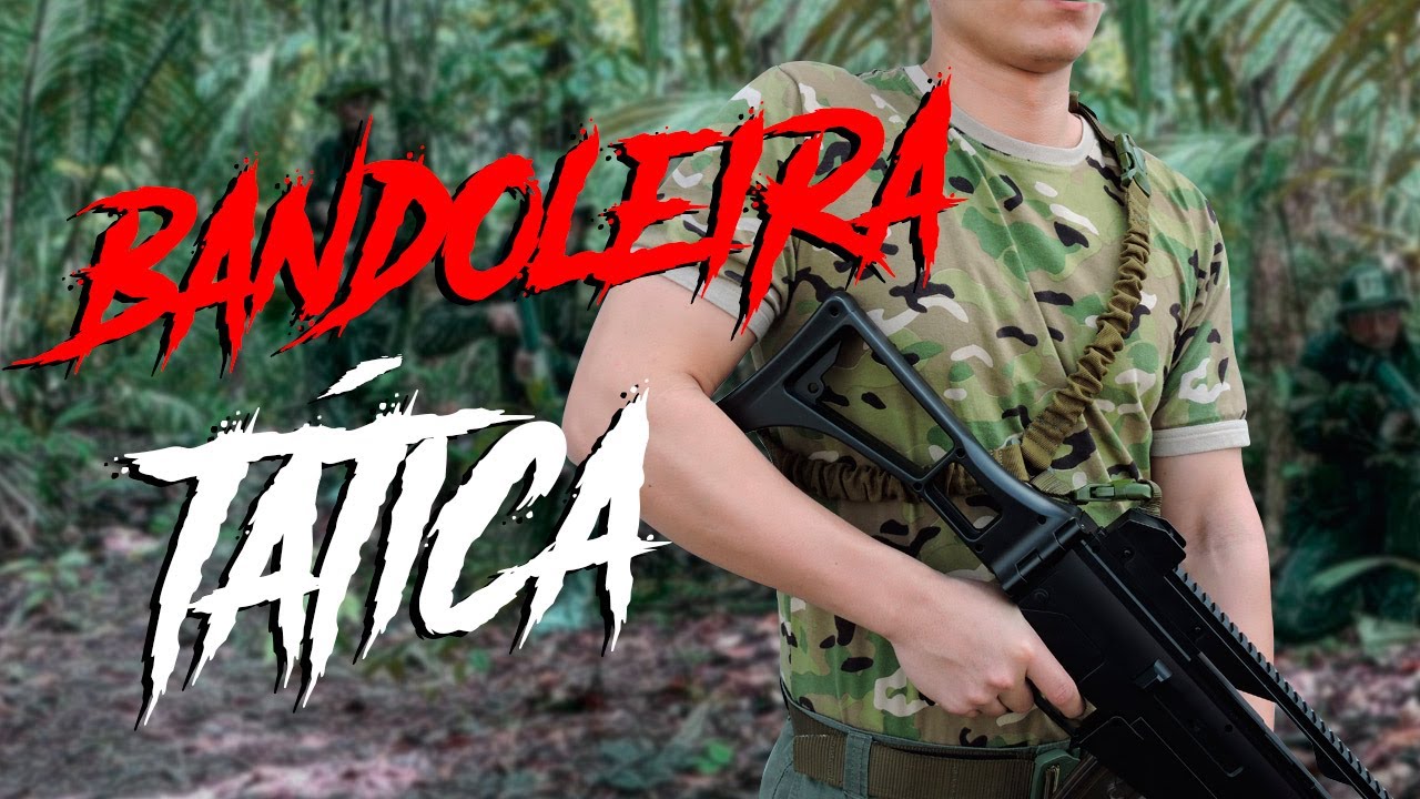 Bandoleira Tática Bélica - Verde - Usemilitar