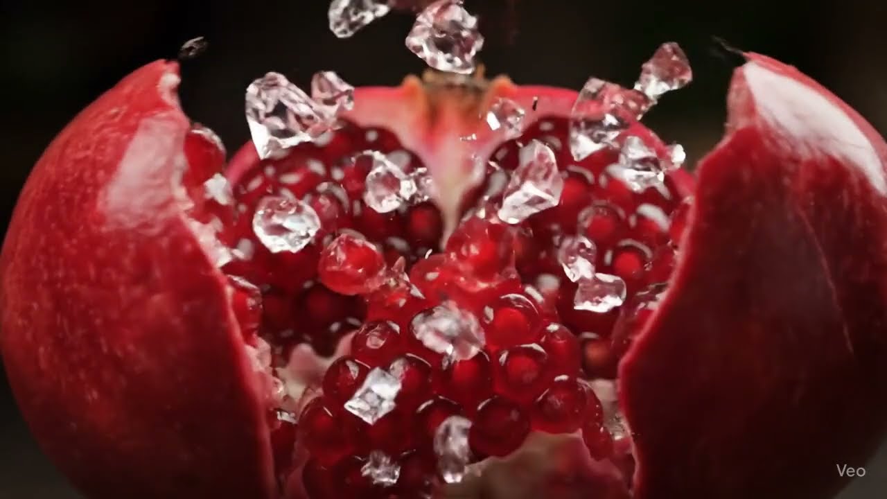 Crystal Ruby Pomegranate Heart Revealed