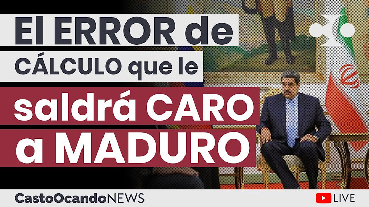El ERROR de CÁLCULO que le saldrá CARO a MADURO