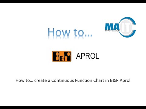 How to... create a Continuous Function Chart (CFC) in a B&R Aprol system