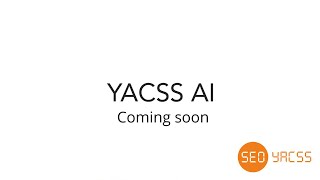 YACSS AI - coming soon by YACSS 224 views 1 year ago 13 seconds