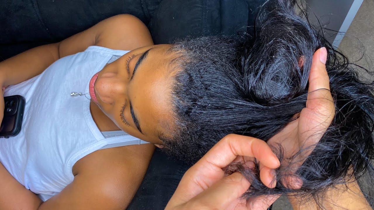 ASMR | Relaxing Hair Play Massage (Brushing Sounds & Rain 🌧 )