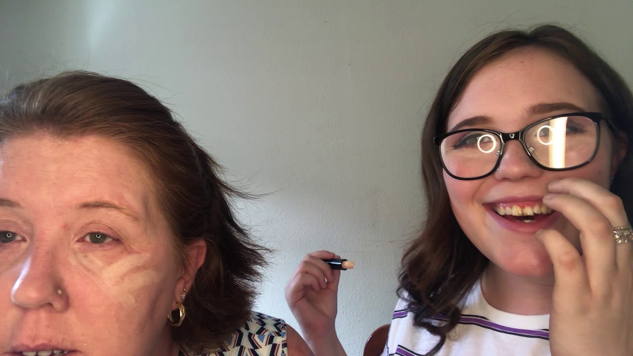 Full face of Poundland makeup // getting ready with mum