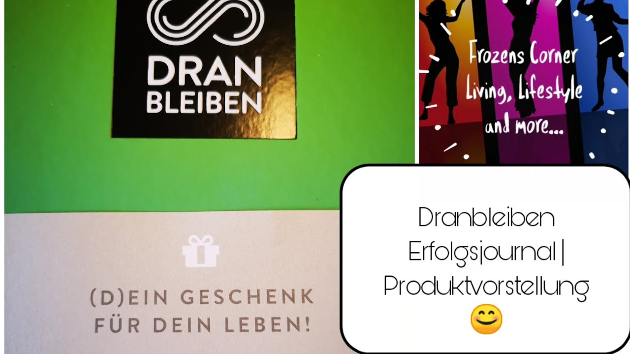 [Produktvorstellung] Dranbleiben - Das Erfolgsjournal | Werbung | Frozens Corner