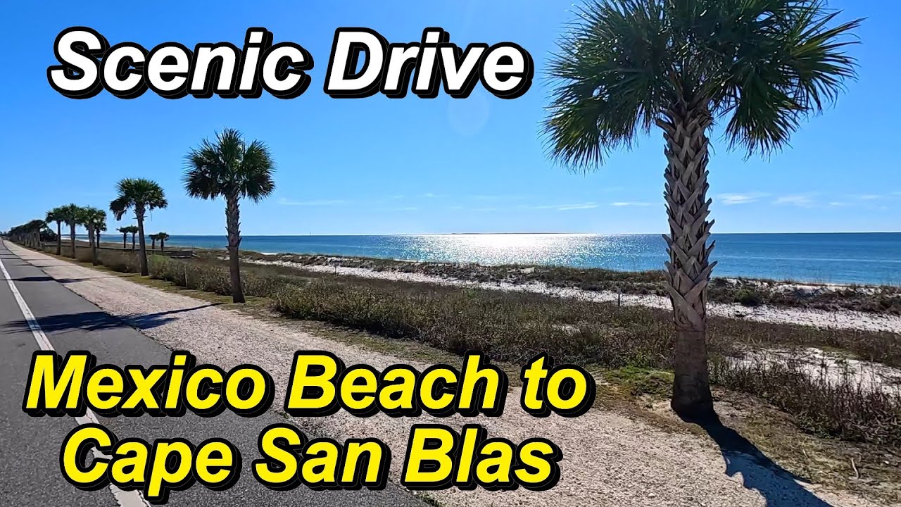 Scenic Drive to Cap San Blas, Florida
