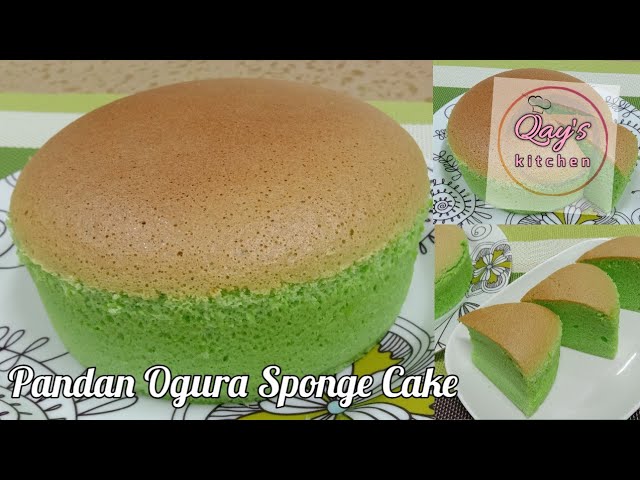 Ogura Sponge Cake | Ogura Cake Pandan class=