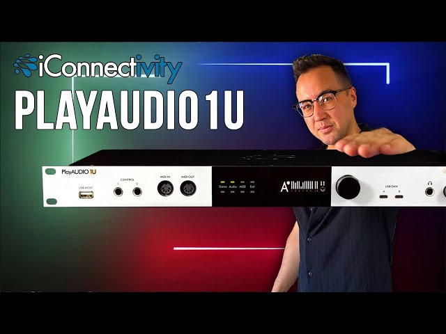 iConnectivity PlayAUDIO1U Dual USB-C Playback Audio/MIDI Interface