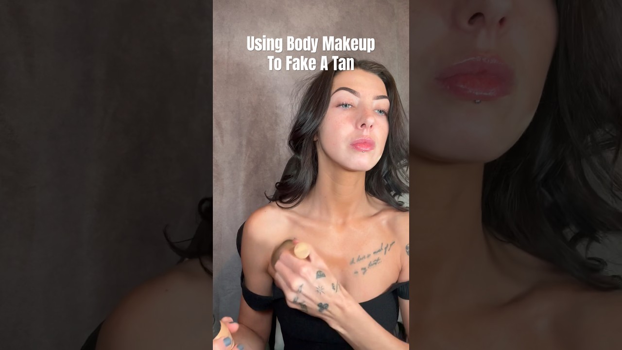 SPRAY ON BODY MAKEUP?! 