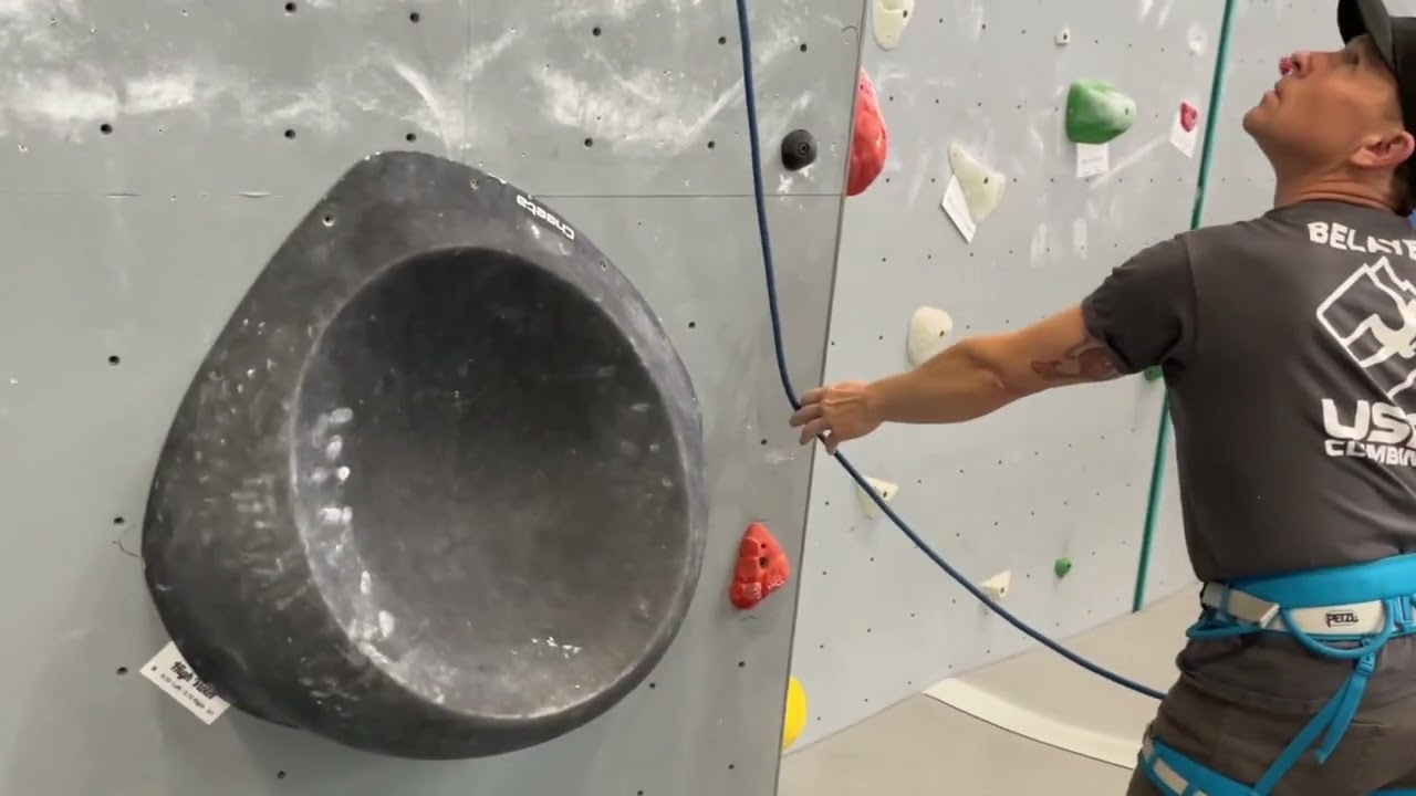Competition Lead Belay Basics