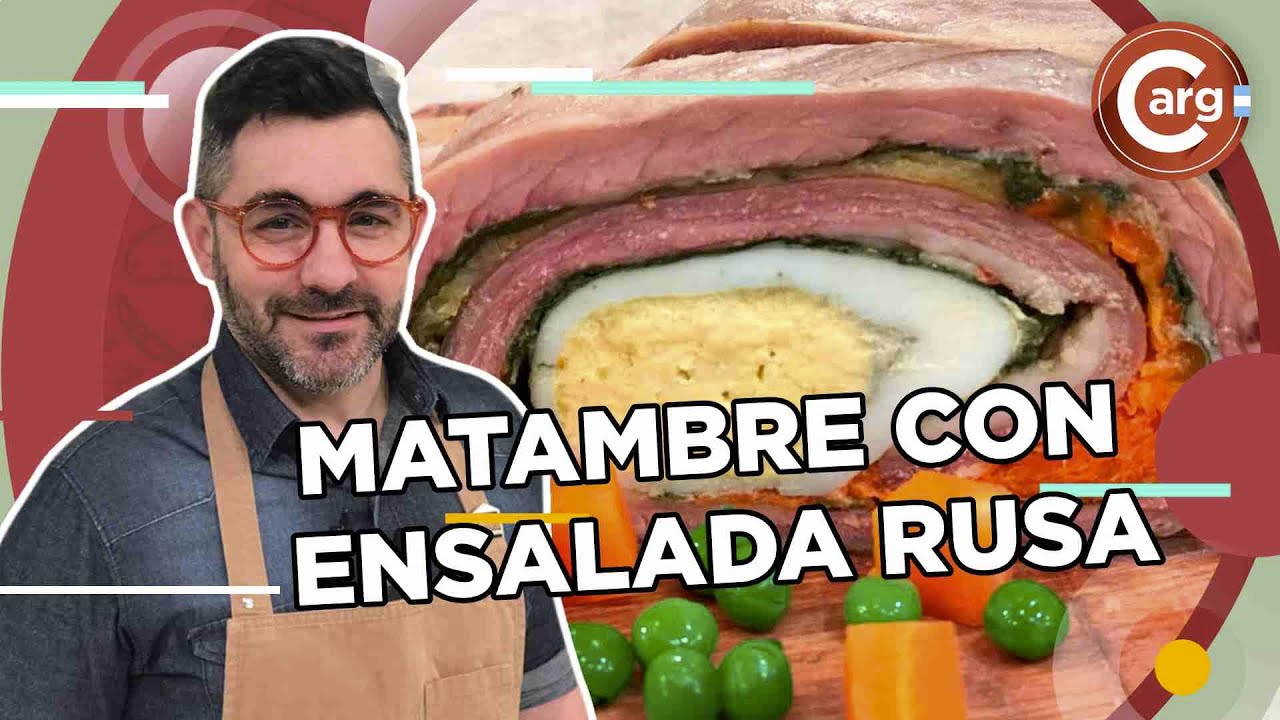 MATAMBRE CASERO CON ENSALADA RUSA