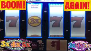 Another Huge WIN on 5 Reel Triple Double! Platinum 8x8x8x + Double 2x 3x 5x Times Pay slots! screenshot 4